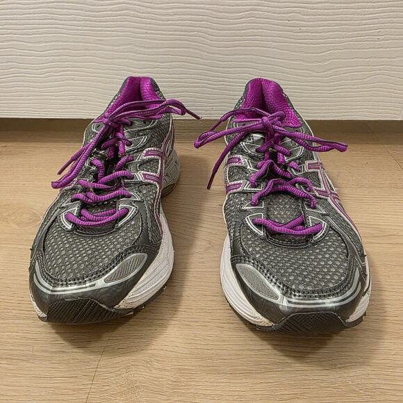 Asics Grey Purple GT-2170 Duomax Gel Supportive Outdoor Running Sneakers Size 8 - Picture 4 of 9